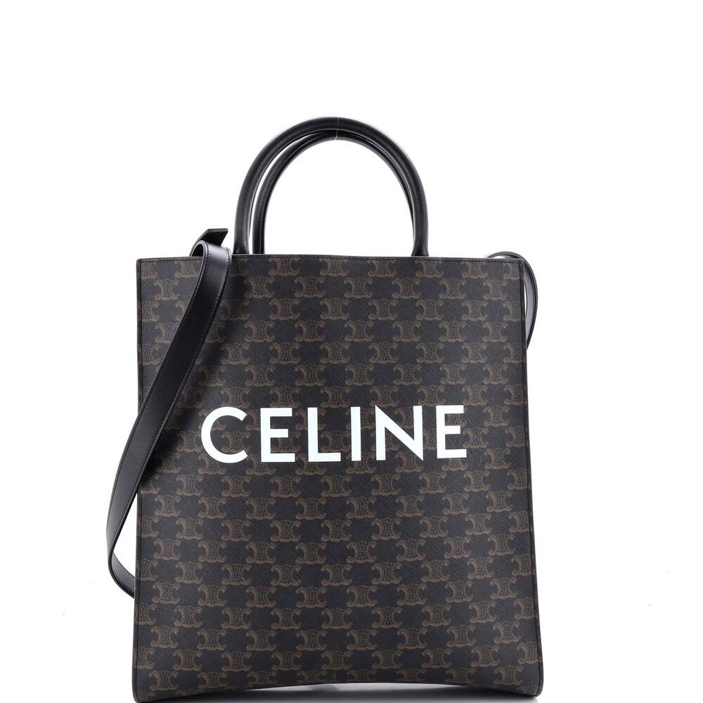 Celine Vertical Cabas Tote Triomphe #254278C10B